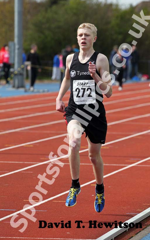 No 272, 800 metres, Shildon Track and Field.